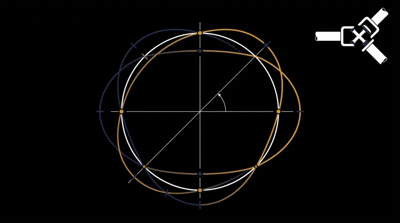 When operating at an angle, the driven pins trace an elliptical path relative to the driving pins, causing speed fluctuations.