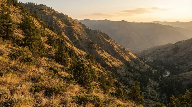 A massive wildfire burning aggressively up a steep, forested mountain slope with thick smoke rising.