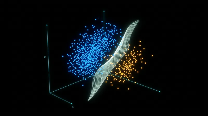Mixing 70 percent positive examples with 30 percent negative examples creates a sharper contrast in the vector space.