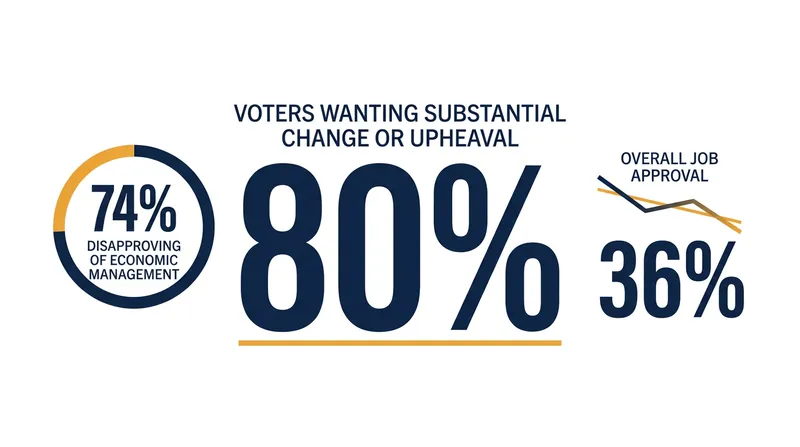 Polling data indicates a vast majority of the electorate is demanding systemic changes to governance.