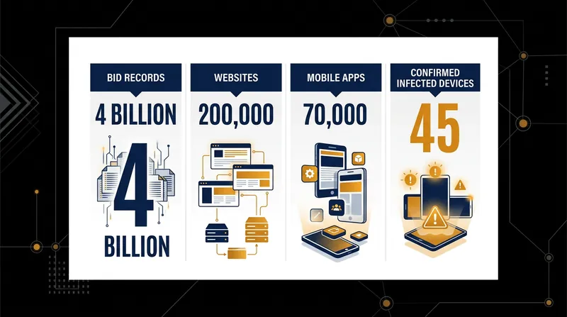 The scale of the Discover-Tech advertising operation over a four-month period.