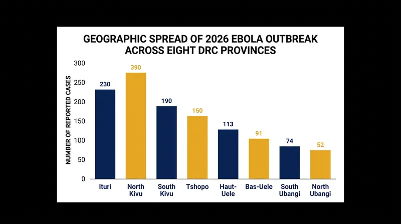 The outbreak has expanded from its epicenter in Ituri to seven additional provinces.