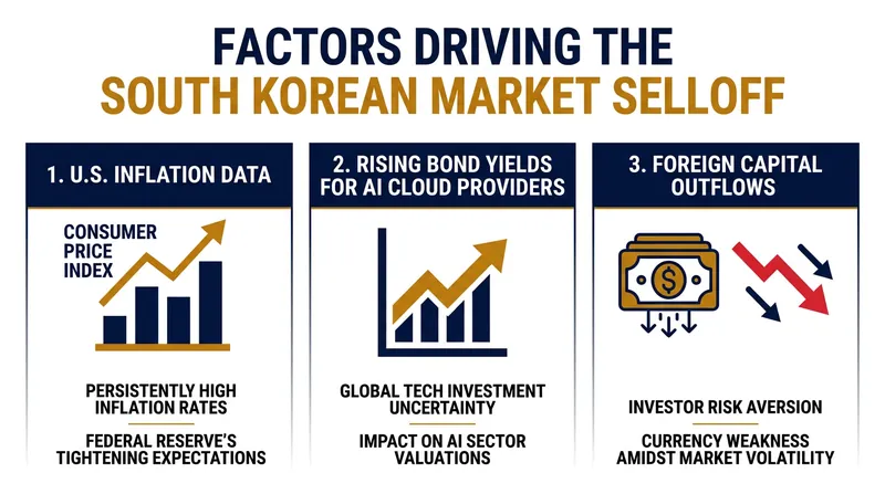 Rising financing costs for U.S. infrastructure providers triggered the selloff in Asian hardware suppliers.