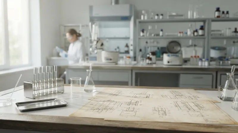 Illustration: Industries with massive physical development costs, such as life sciences, rely entirely on the patent system to bypass the information paradox.