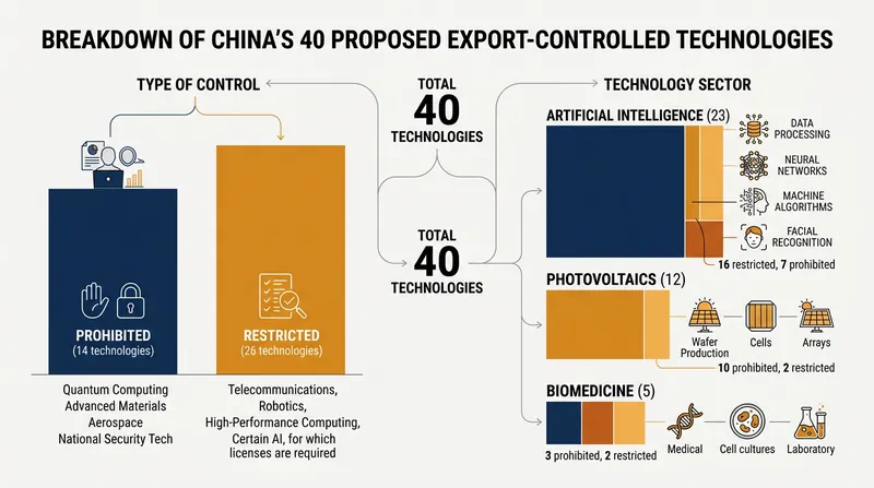 The proposed catalogue spans 40 critical technologies across three major industries.