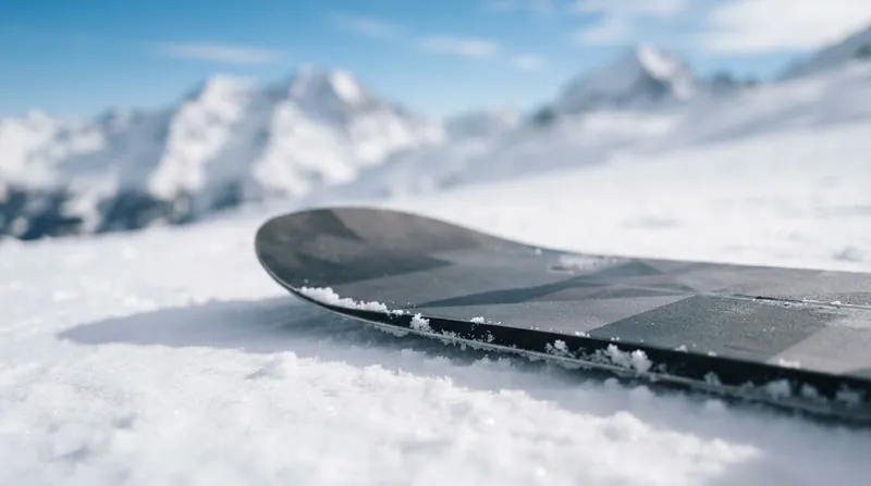 Illustration: Modern asymmetrical boards often feature a softer wood core on the heel edge to make the board easier to flex.