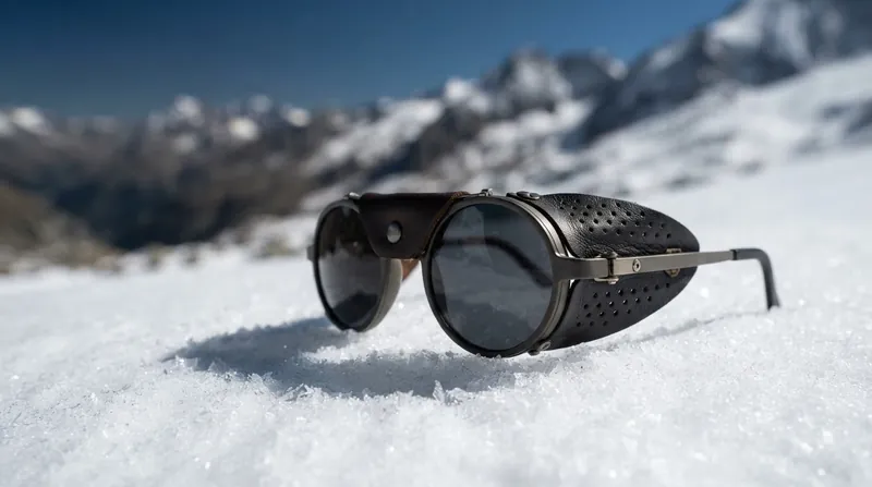 Illustration: The compounding effect of high altitude and snow reflection creates an optical environment that standard lifestyle sunglasses cannot safely handle.