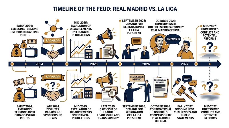 The institutional feud between Real Madrid and La Liga has escalated repeatedly over recent years.