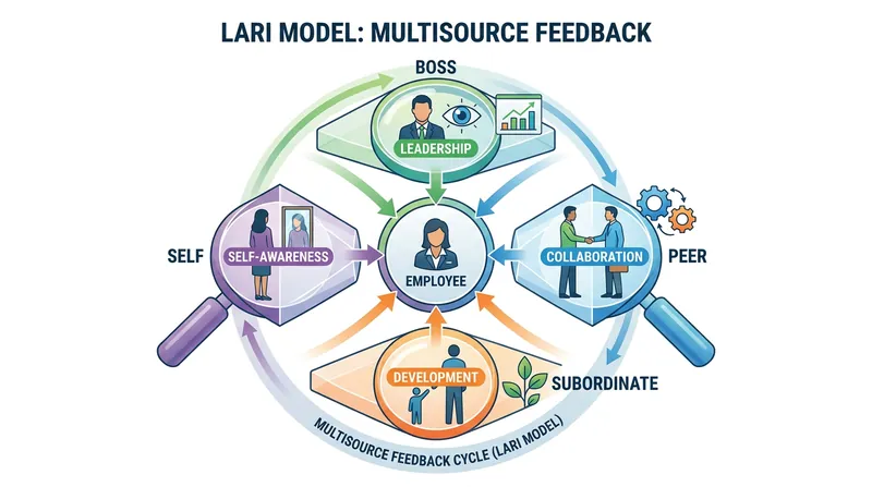 The LARI model treats differing perspectives as valid, non-overlapping data points.