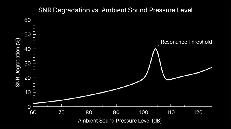 Unshielded tubes experience a severe drop in signal clarity when ambient bass exceeds 105 decibels.