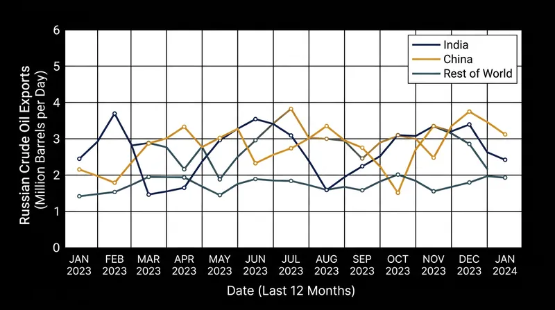 Russian energy exports have remained a critical factor in global markets despite ongoing diplomatic tensions.