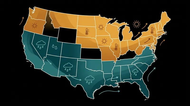 NOAA's Winter Outlook projects a southward shift in the jet stream, bringing heavy precipitation to the southern United States.
