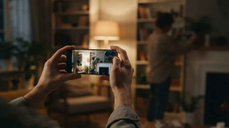 Illustration: In dim environments, the camera must slow its shutter speed to gather enough light, which introduces motion blur.