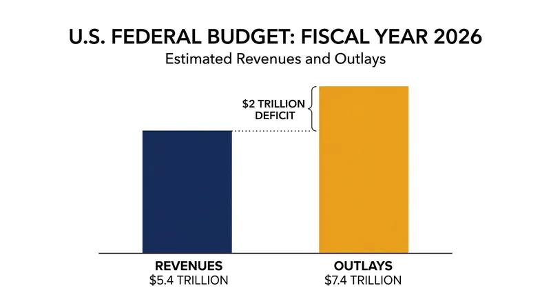 Federal outlays outpaced revenues by nearly $2 trillion in fiscal 2026.