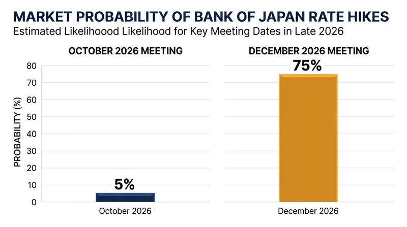 Market participants currently price in a 75% probability of a rate hike at the BOJ's December meeting.