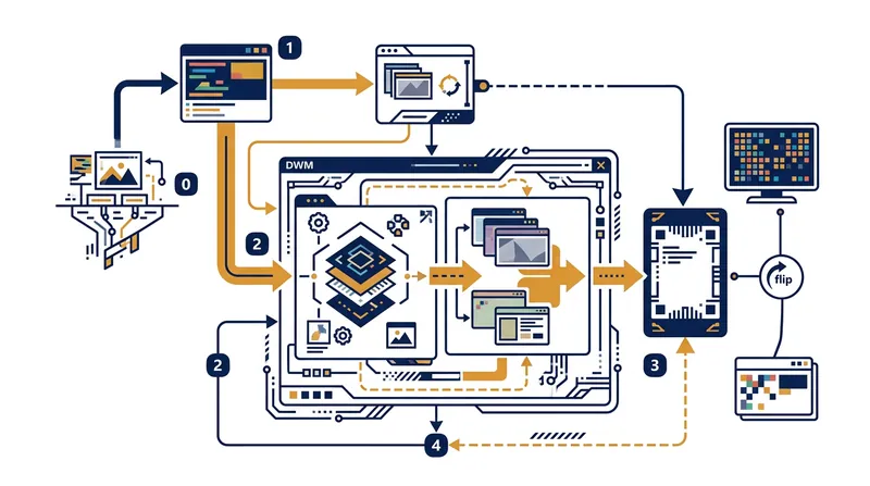 Modern flip presentation models allow the operating system to read the back buffer directly, shaving milliseconds off total latency.