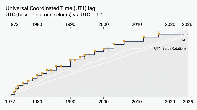 Since 1972, timekeepers have added 27 leap seconds to keep atomic clocks aligned with the Earth's rotation.