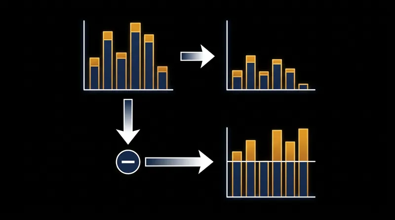 The histogram subtraction trick allows algorithms to derive a child node's data distribution instantly, halving the computational cost of building histograms.