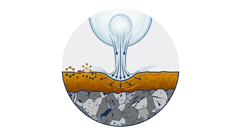 Supplemental coolant additives form a sacrificial oxide layer that absorbs the impact of the micro-jets, protecting the bare metal.