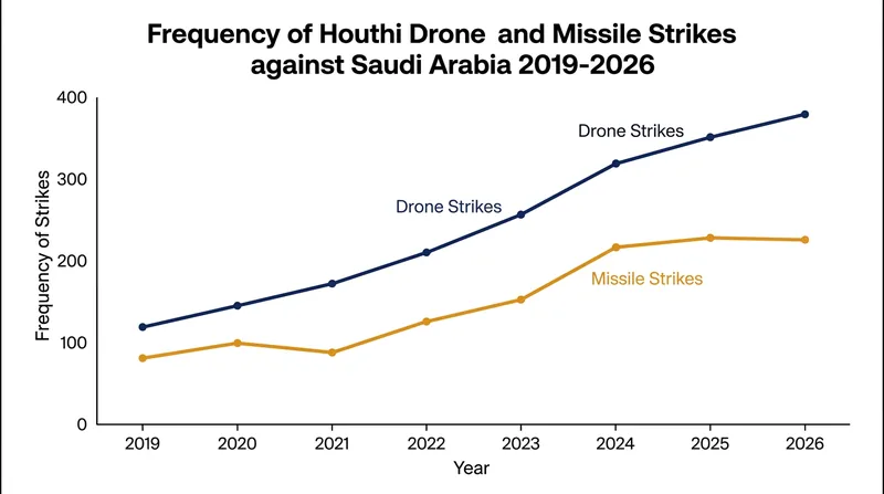 The volume of cross-border strikes has fluctuated alongside regional diplomatic efforts.