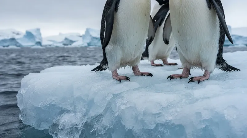 Illustration: The same vascular mechanism protects penguins foraging in freezing subsurface currents.