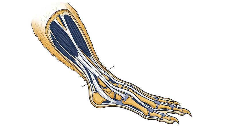 The foot's lack of muscle tissue reduces its metabolic demand and oxygen requirements.