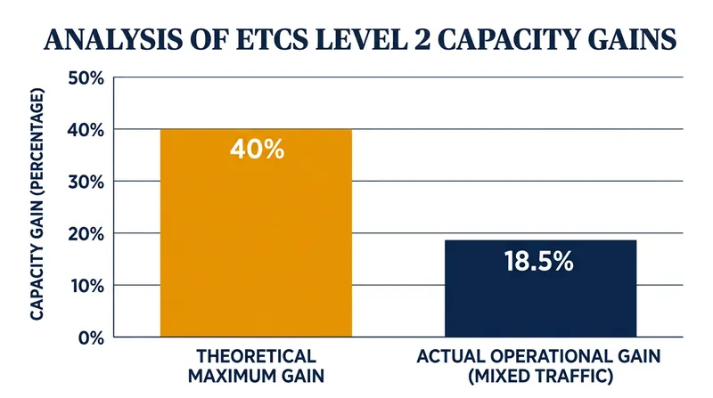 While vendors advertise massive capacity increases, physical constraints like station dwell times limit the actual operational gains.