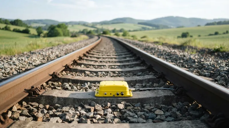 Illustration: Passive Eurobalises provide the train with exact geographical coordinates, which it then reports back to the Radio Block Centre.