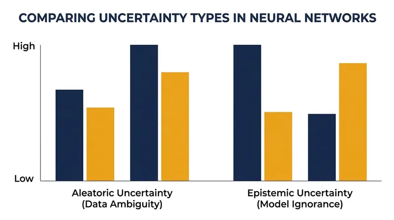 Standard training objectives fail to capture epistemic uncertainty, leaving models unaware of their own knowledge gaps.