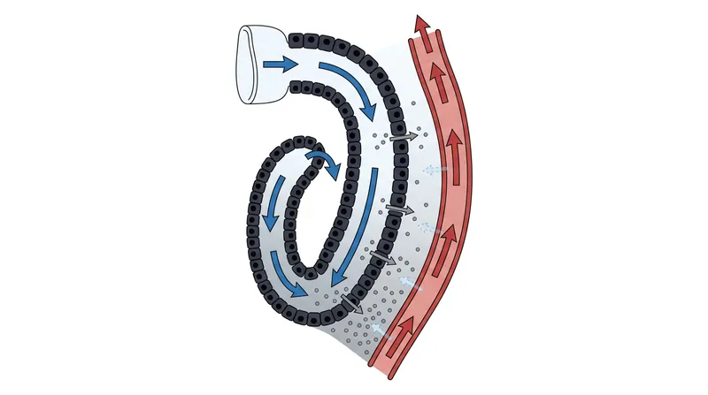 Countercurrent exchange maintains a continuous osmotic gradient, allowing maximum salt extraction from the blood.