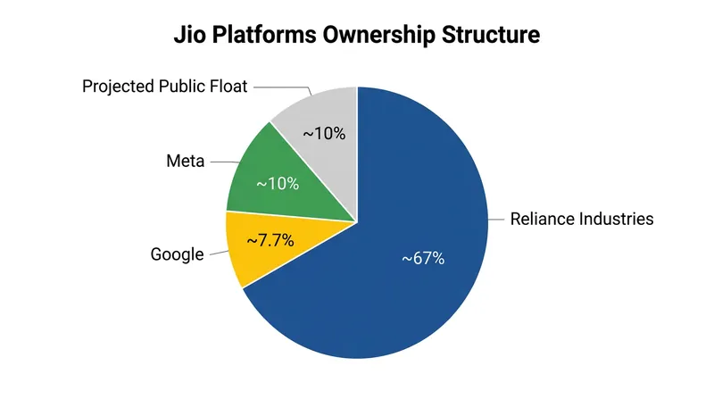 Early investments from Meta and Google established a valuation floor that the public offering seeks to expand.