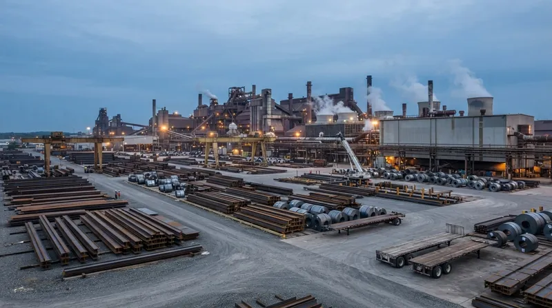 Illustration: Heavy industrial sectors like steel manufacturing are highly exposed to carbon leakage without border protections.