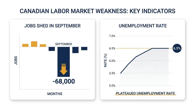 The central bank must balance rising energy costs against emerging weakness in the domestic labor market.