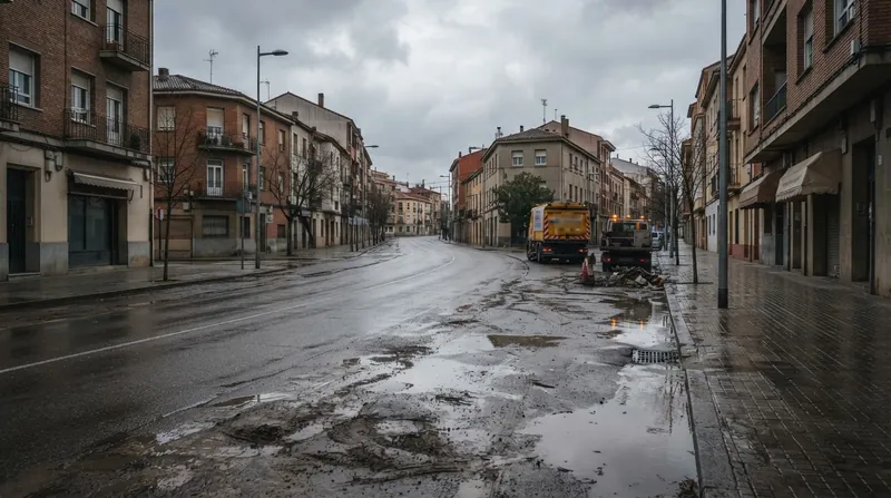 Illustration: Vehicles and debris remain stranded in thick mud as floodwaters begin to recede in northern Istanbul.