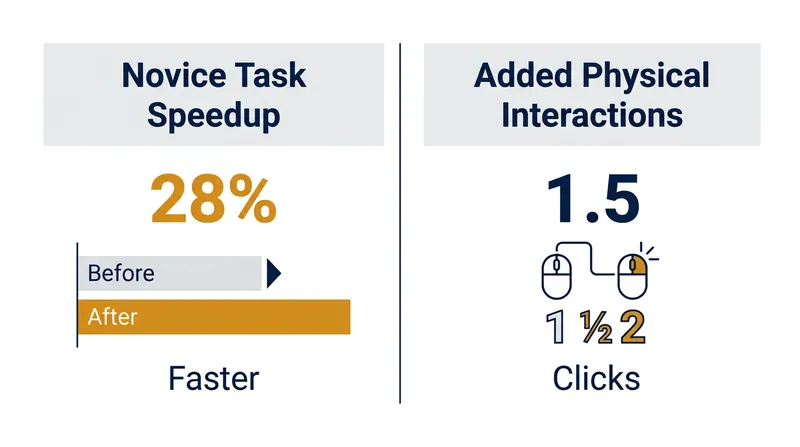 Progressive disclosure trades physical effort for mental clarity, requiring more clicks but less evaluation time.