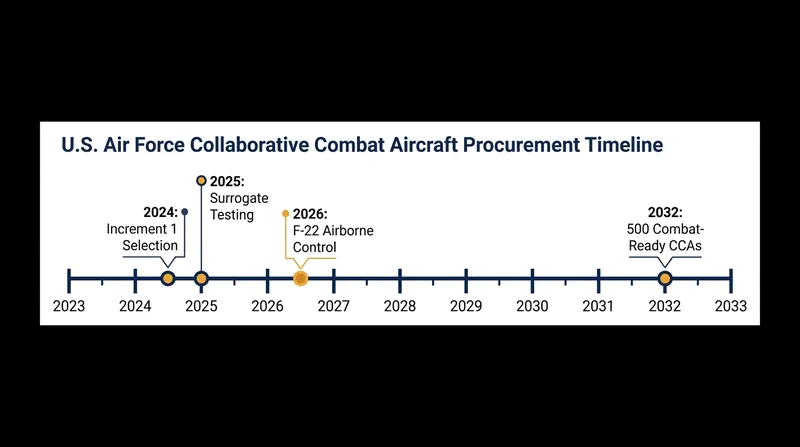 The Air Force intends to field 500 combat-ready autonomous wingmen by 2032 to expand its tactical mass.