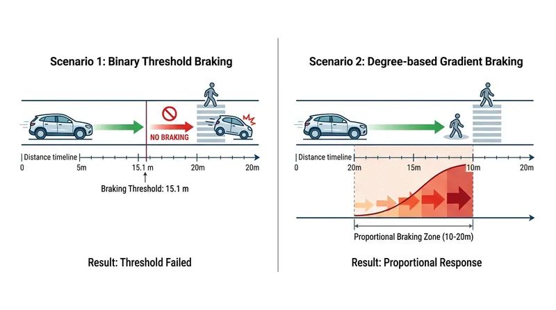 Degree-based logic prevents catastrophic failures in autonomous systems by treating proximity as a gradient.