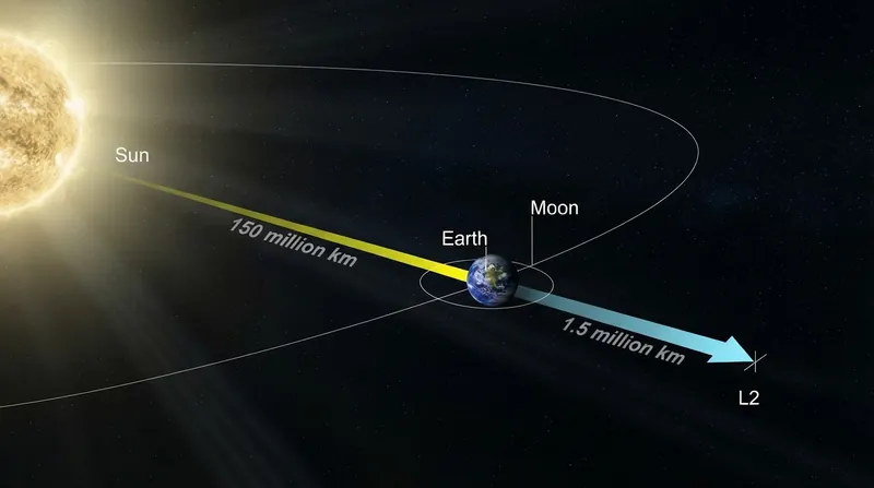 The L2 Lagrange point offers a thermally stable environment that prevents the telescope's optics from warping.
