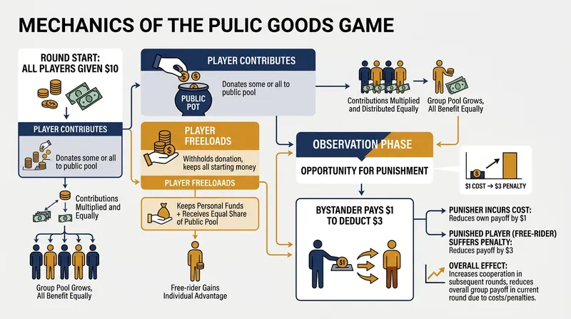 In experimental economic games, bystanders willingly spend their own money to penalize freeloaders at a 3-to-1 ratio.