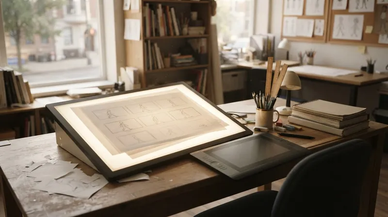 Illustration: Modern studios use digital timing sheets, but the mathematical rationing of frames remains the same.