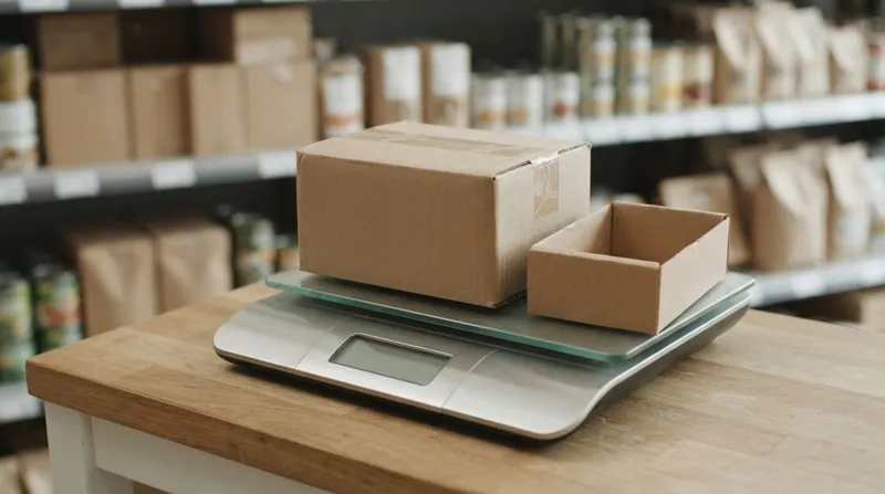 Illustration: Data collectors must verify the physical weight of tracked goods to ensure size reductions are logged as price increases.