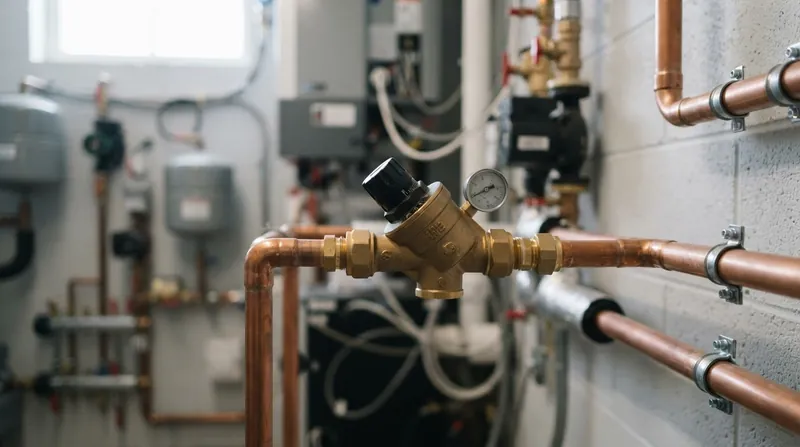 Illustration: A differential pressure bypass valve is manually set to open just above the system's normal operating resistance.