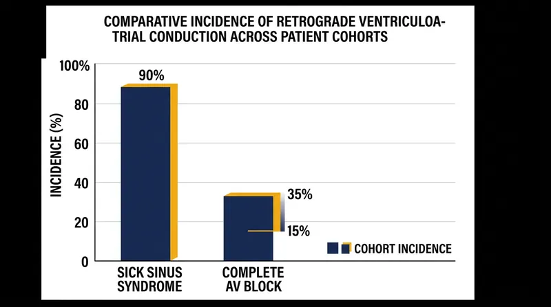 Even patients with complete forward block frequently retain the ability to conduct electrical signals backward.