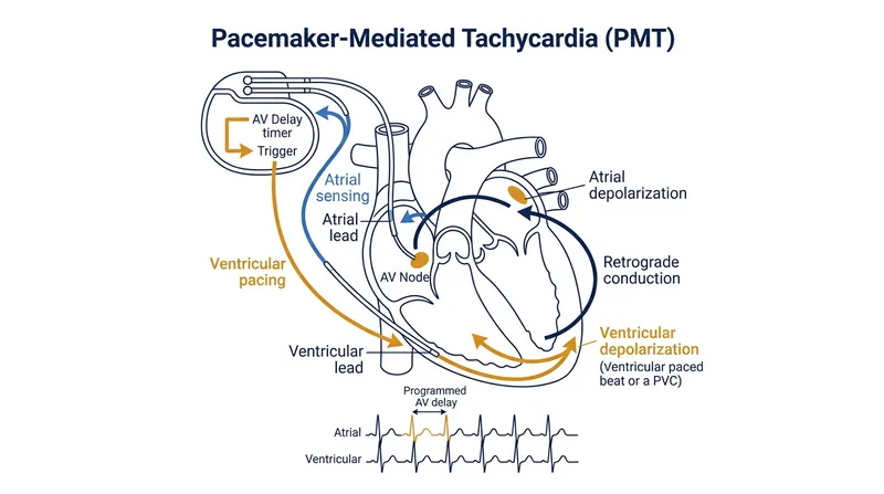 The endless loop circuit relies on the pacemaker for forward conduction and the heart's own tissue for backward conduction.