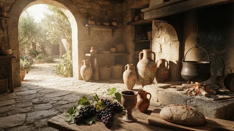 Illustration: Roman agricultural writers explicitly instructed winemakers to boil grape syrup in lead vessels rather than copper to avoid a bitter taste.