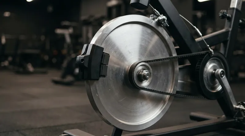 Illustration: The exponential resistance curve of magnetic flywheels forces riders to generate disproportionately higher wattage during high-cadence sprints.