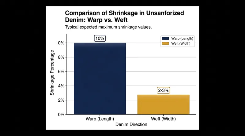 The dimensional change is highly directional, affecting the length far more than the width.
