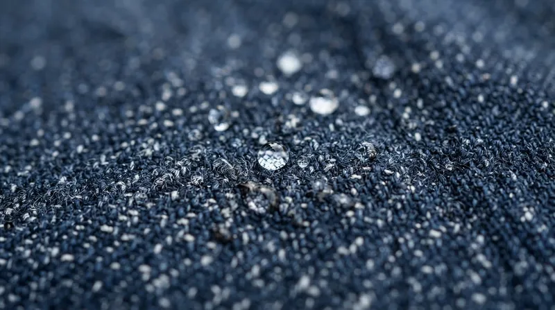 Illustration: Water acts as a plasticizer, dissolving the sizing starch and allowing the cotton fibers to swell and relax.