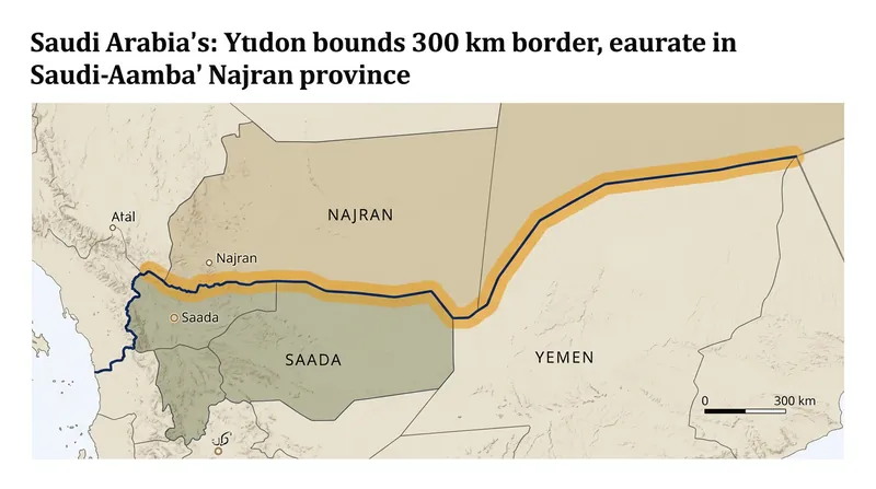 The Najran sector shares a rugged 300-kilometer boundary with Yemen's Saada governorate.