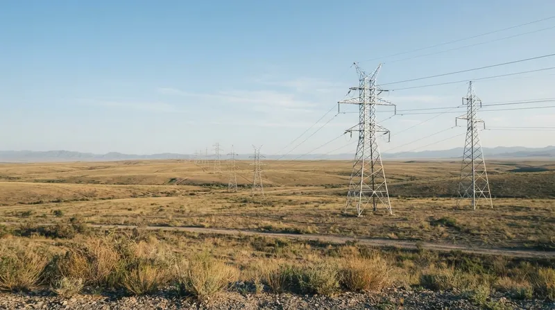 Illustration: Modernizing Central Asia's aging energy grid is a primary focus of the American diplomatic push.